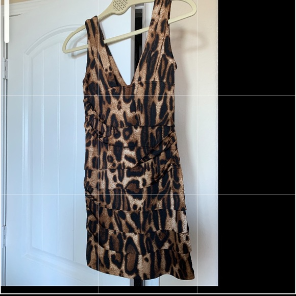 Bodycon Dress, Animal Print - Picture 2 of 2
